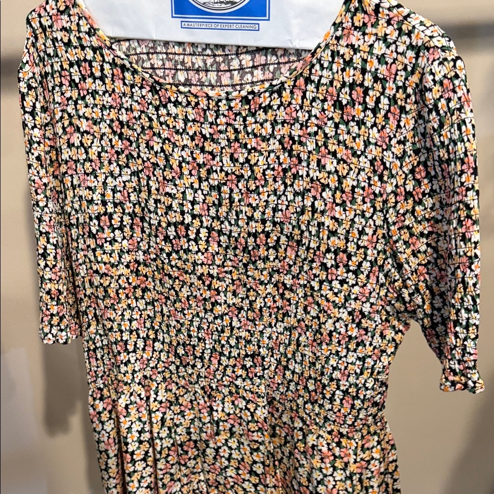 Floral Peplum Top